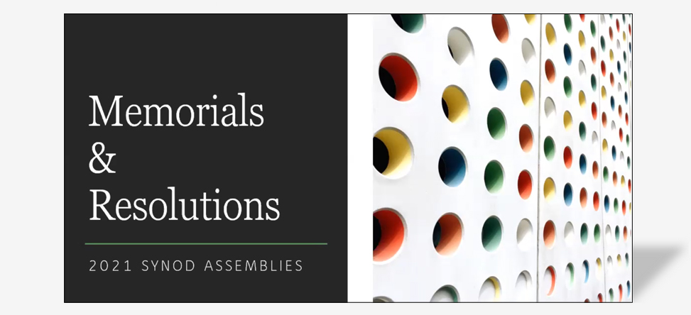 Webinar Memorials and Resolutions